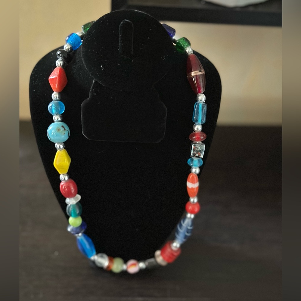 Handmade Colorful Beaded Necklace